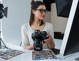 Man holding camera